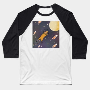 The Moon is Cheese Baseball T-Shirt